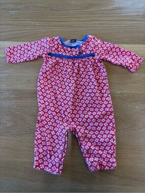Tea 0-3 One-Piece Long Sleeve Romper